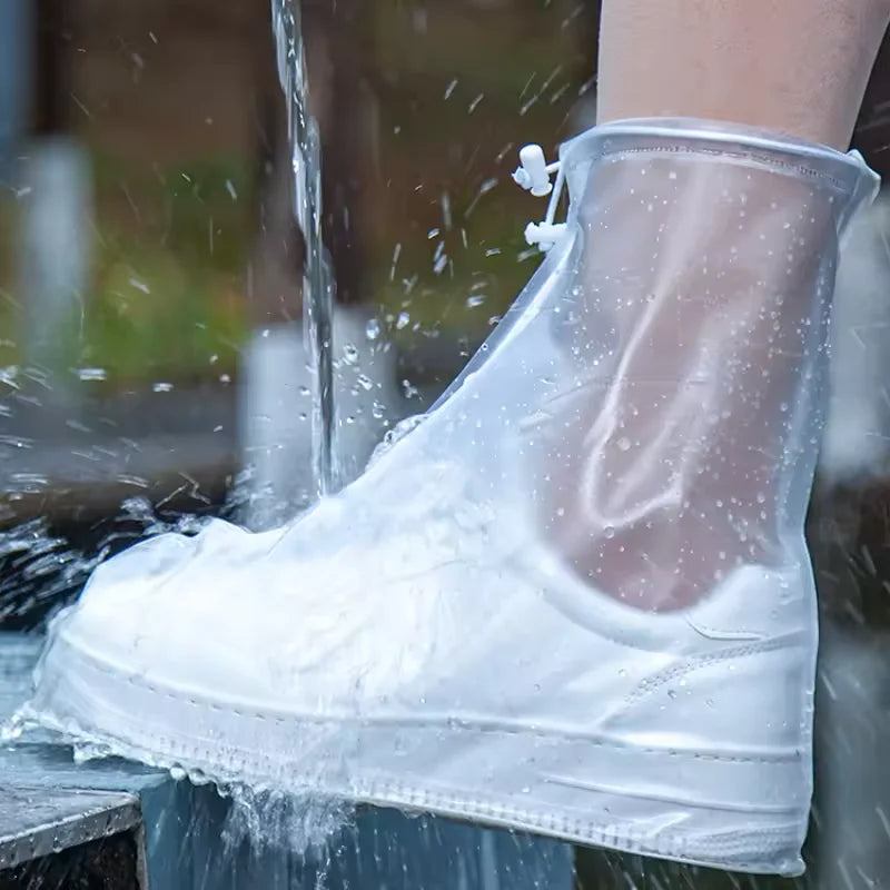 Waterproof PVC Rain Shoe Covers – Anti-Slip Unisex Boot Covers