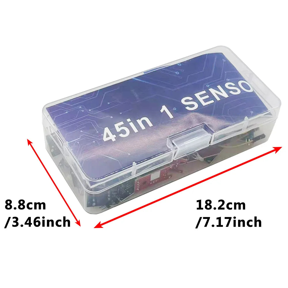 45-in-1 Sensor Module Kit for Arduino & Raspberry Pi Pico