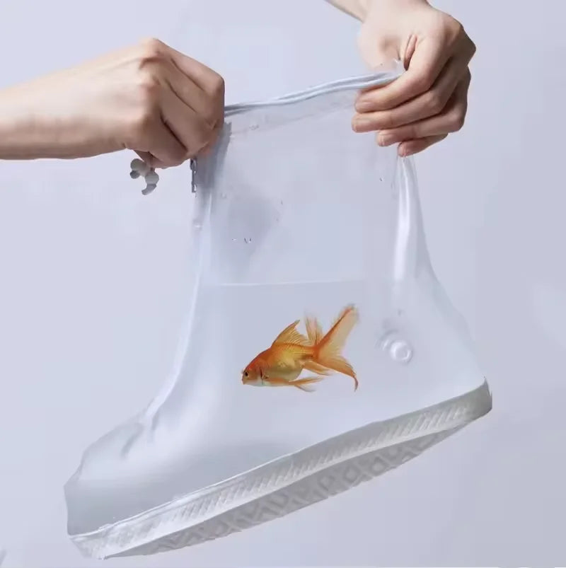 Waterproof PVC Rain Shoe Covers – Anti-Slip Unisex Boot Covers