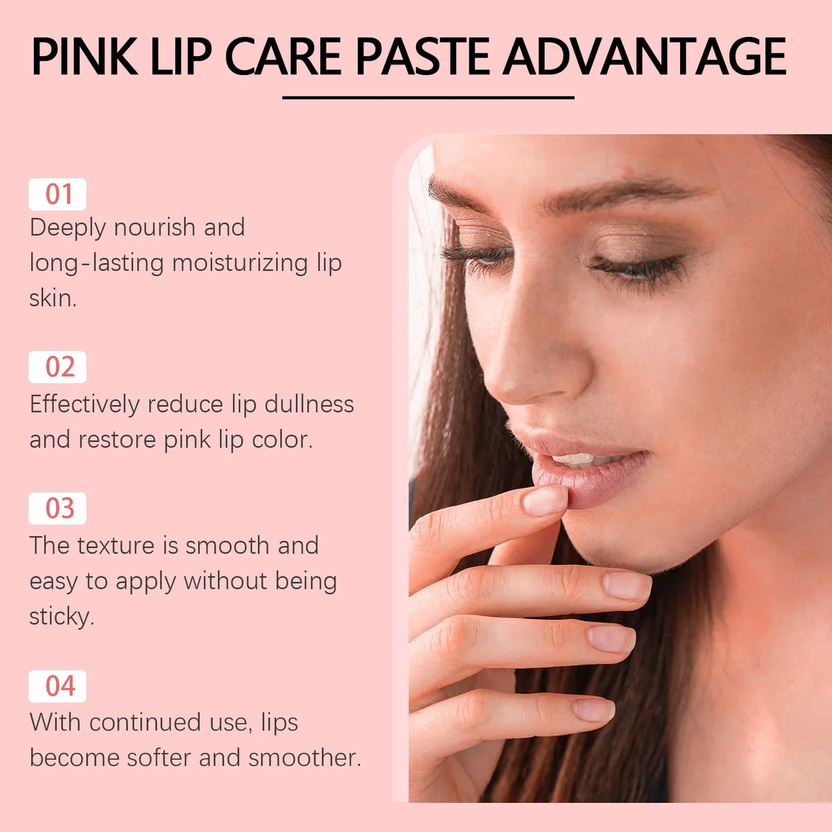 OUHOE Lip Brightening Exfoliating Balm | Nourish & Plump