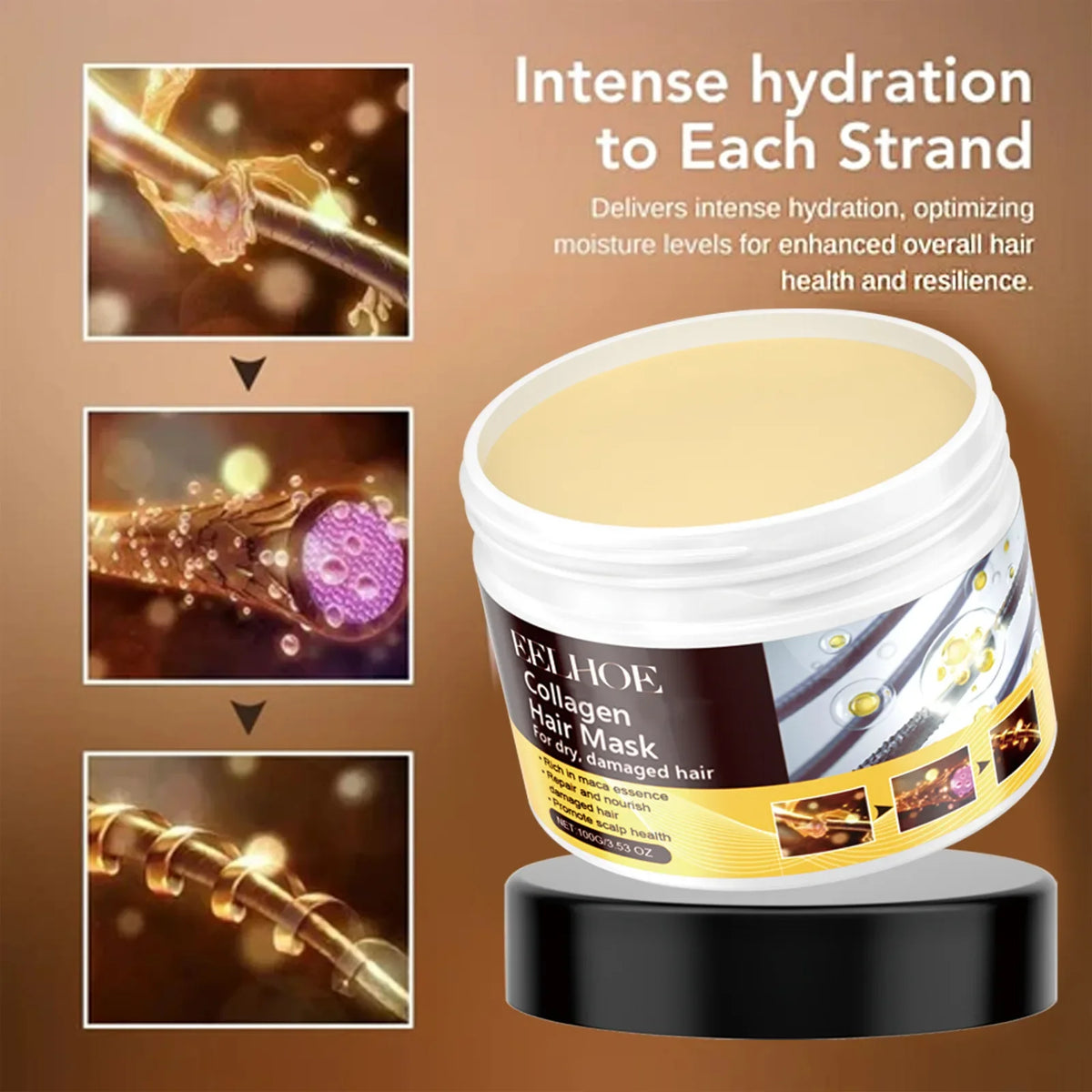 EELHOE Collagen Hair Repair Mask – Smooth, Nourish & Strengthen