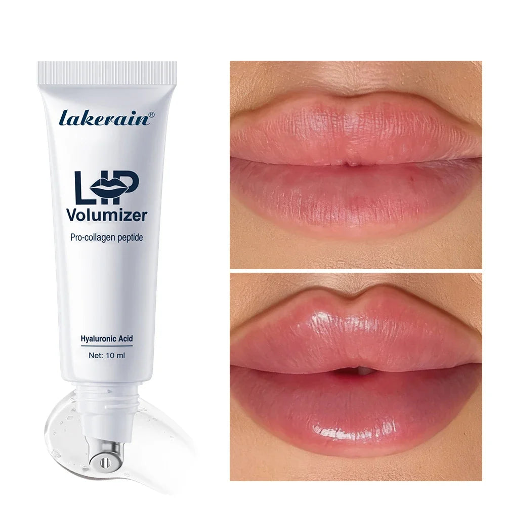 Lakerain Lip Plumper Gloss – Hydrating Volumizer | Fragrance-Free