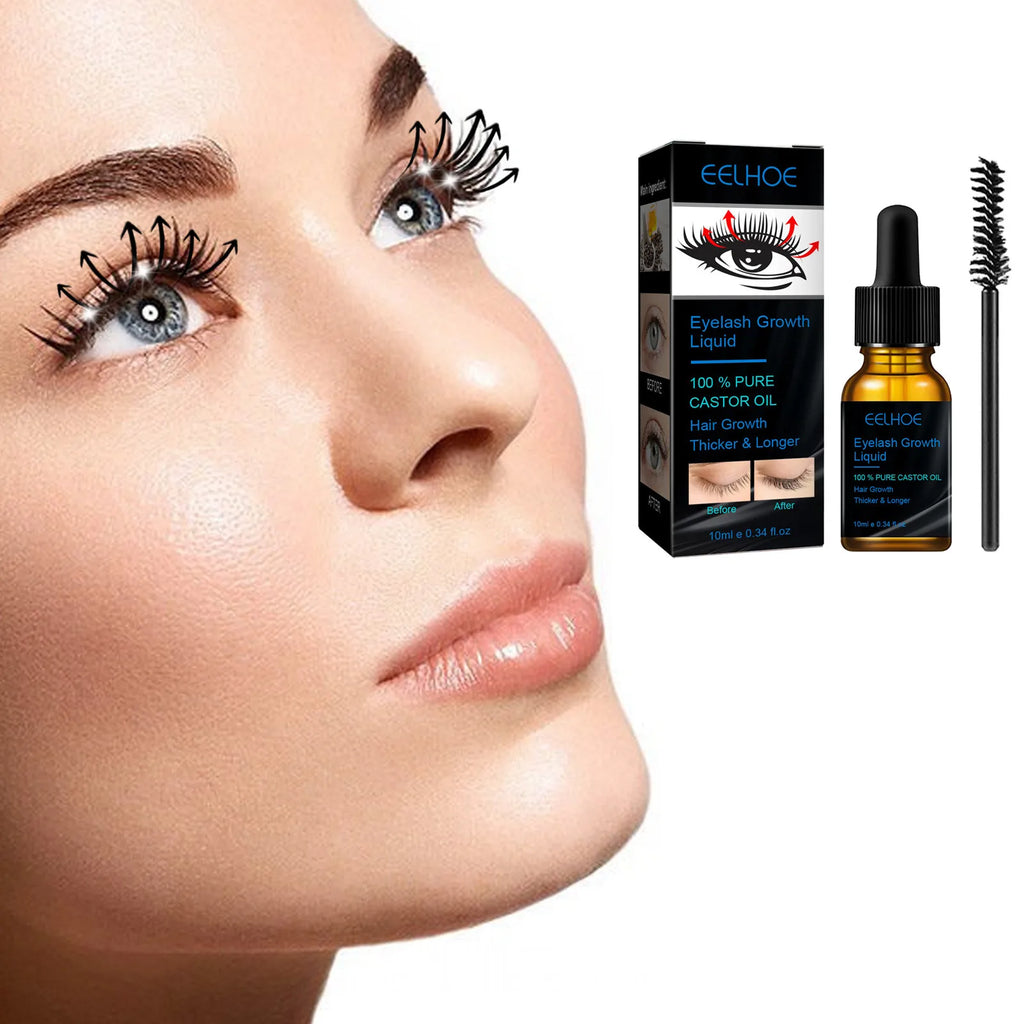 Castor Oil Eyelash Growth Serum – Thicker Lashes | Eelhoe