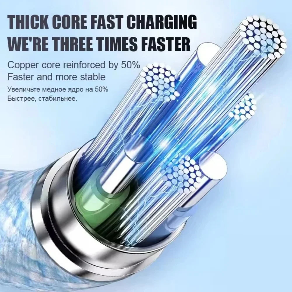 PD 60W USB-C to USB-C Fast Charging Cable | 1–3 Pack
