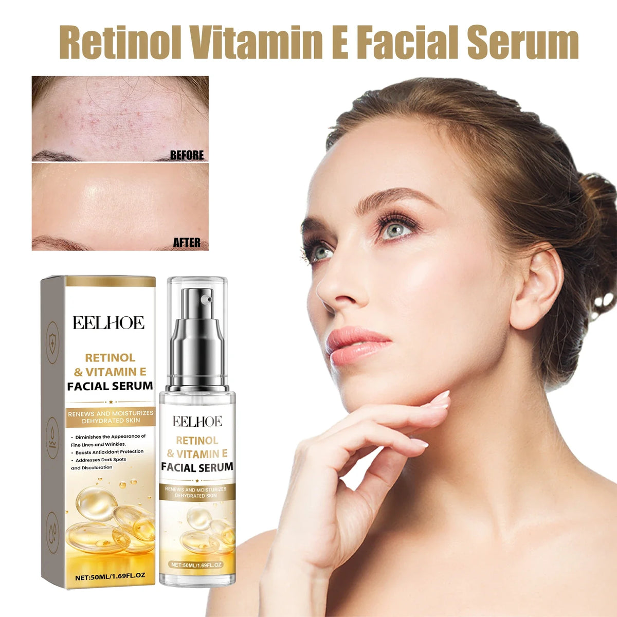 Retinol Night Face Serum 50ml – Anti-Aging & Moisturizing