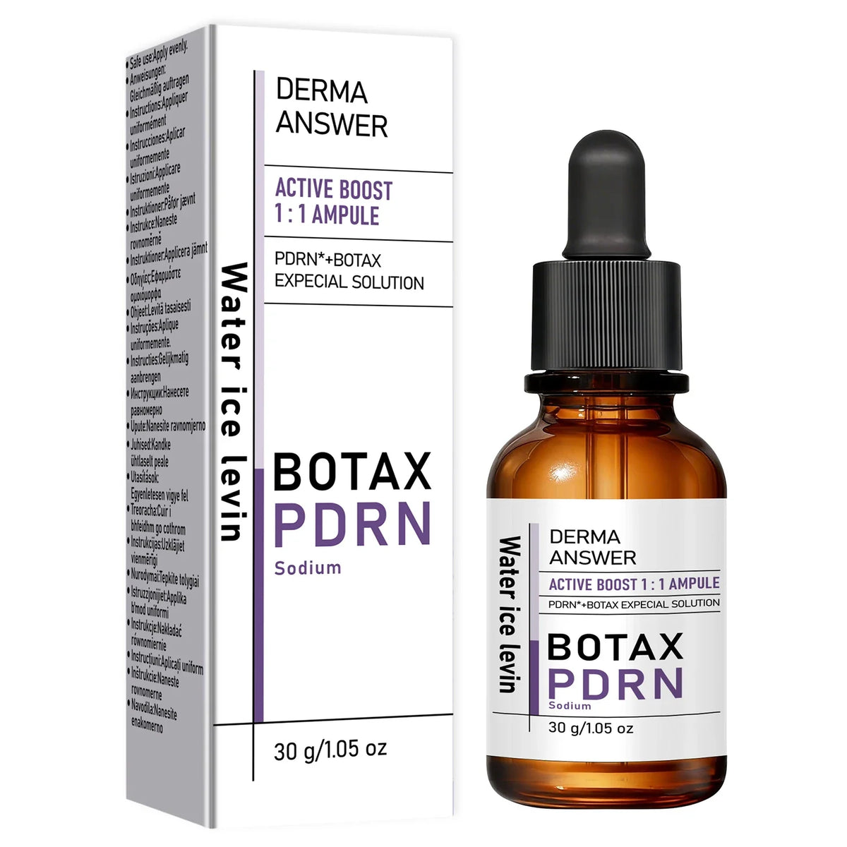 DERMA ANSWER Active Boost Ampoule – PDRN, Hyaluronic Acid & Niacinamide
