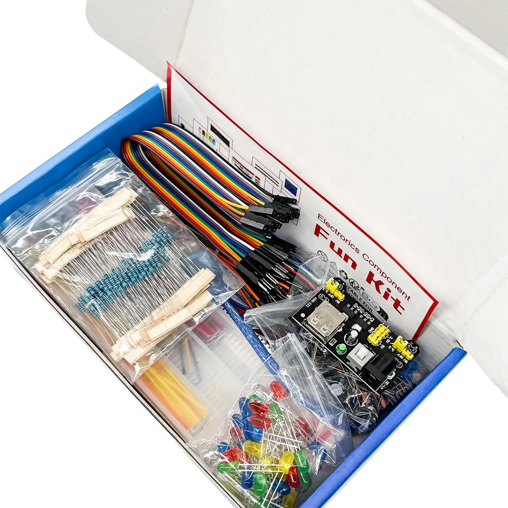 Arduino UNO R3 Electronics Learning Kit – Breadboard & Components