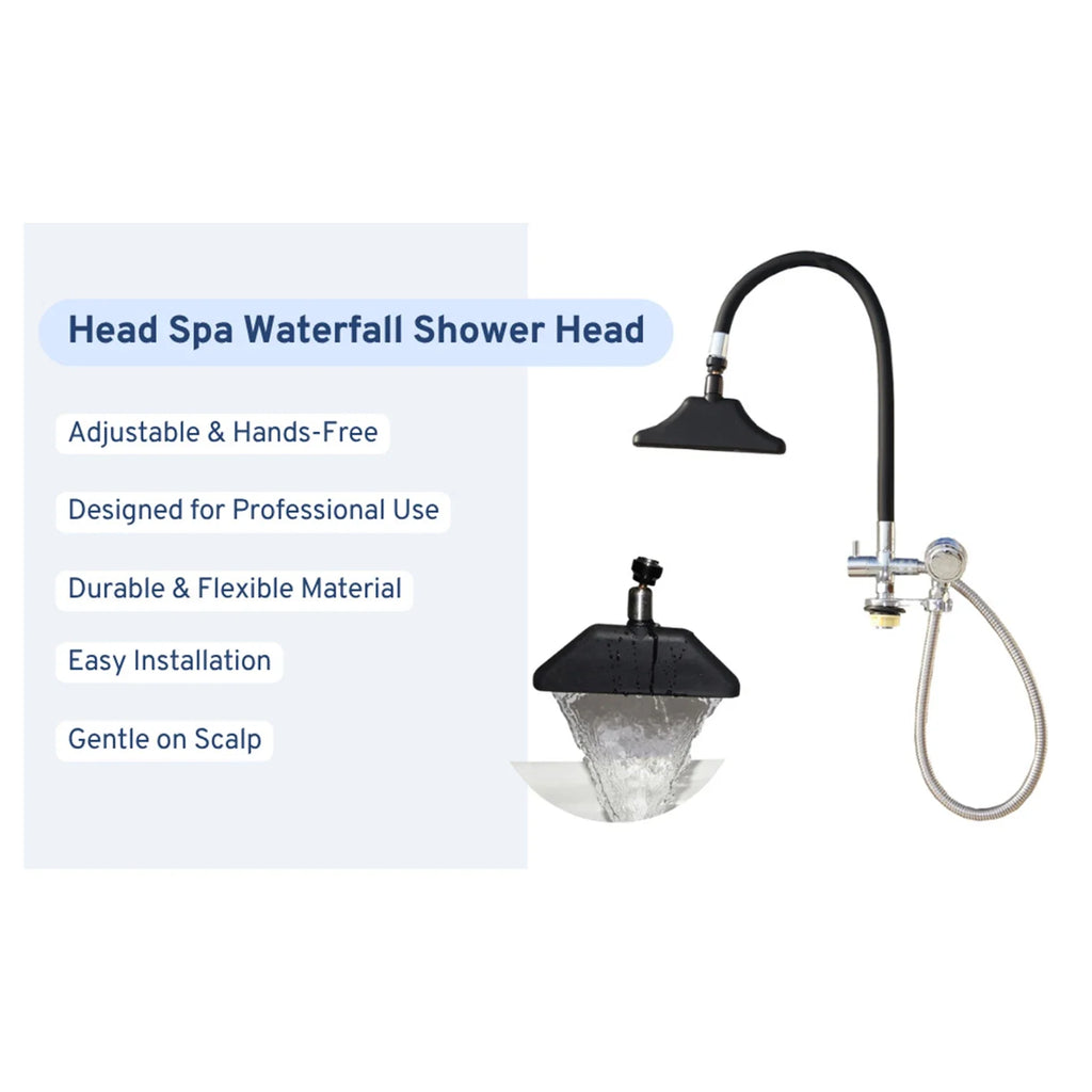 Salon Shampoo Sink Waterfall Shower Head | Hair Spa Equipment