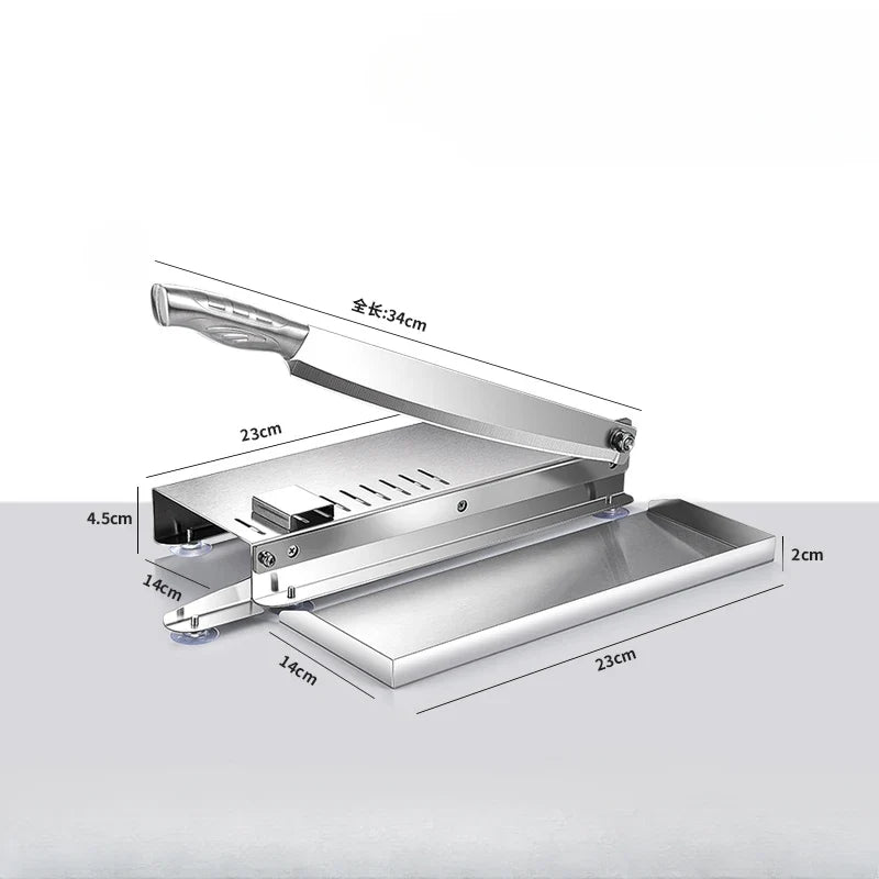 Stainless Steel Frozen Meat Slicer & Bone Cutting Knife