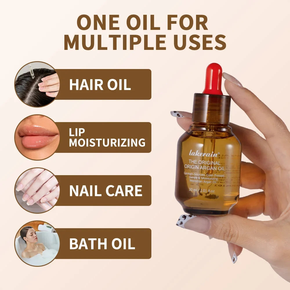 Lakerain Pure Organic Argan Oil – Moisturizing Face Skin Care
