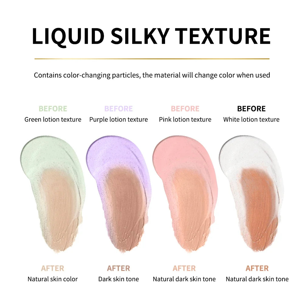 Color Changing CC Cream Foundation – High Coverage, Long-Lasting