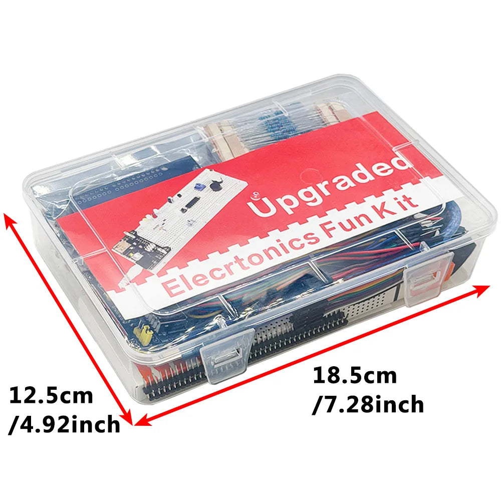 Arduino UNO R3 DIY Learning Kit – Breadboard, LED & Cables