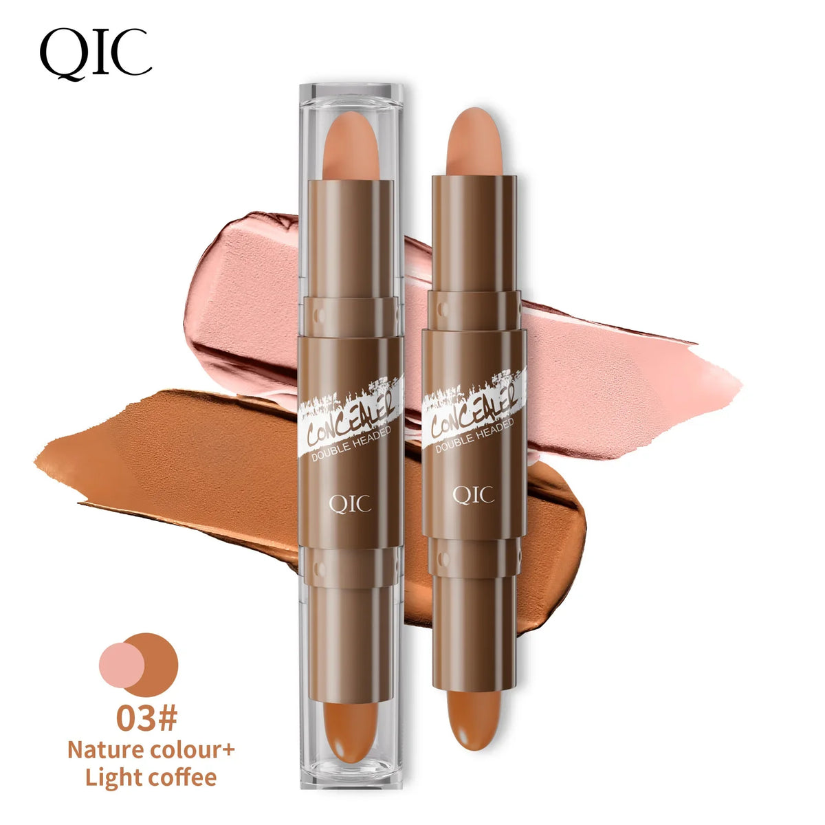 QIC Double-Ended Contour & Highlight Stick | Face Sculpting