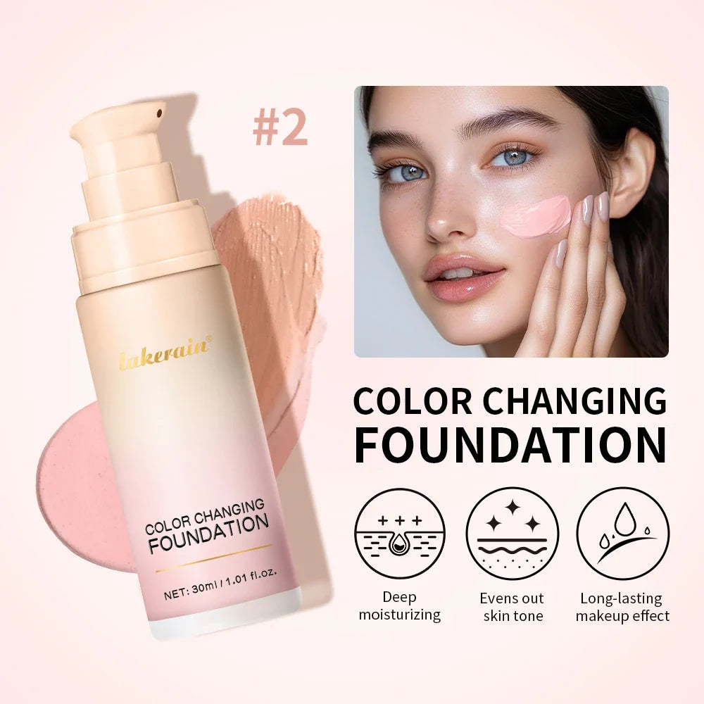 Lakerain Color Changing CC Cream – Matte Waterproof Foundation