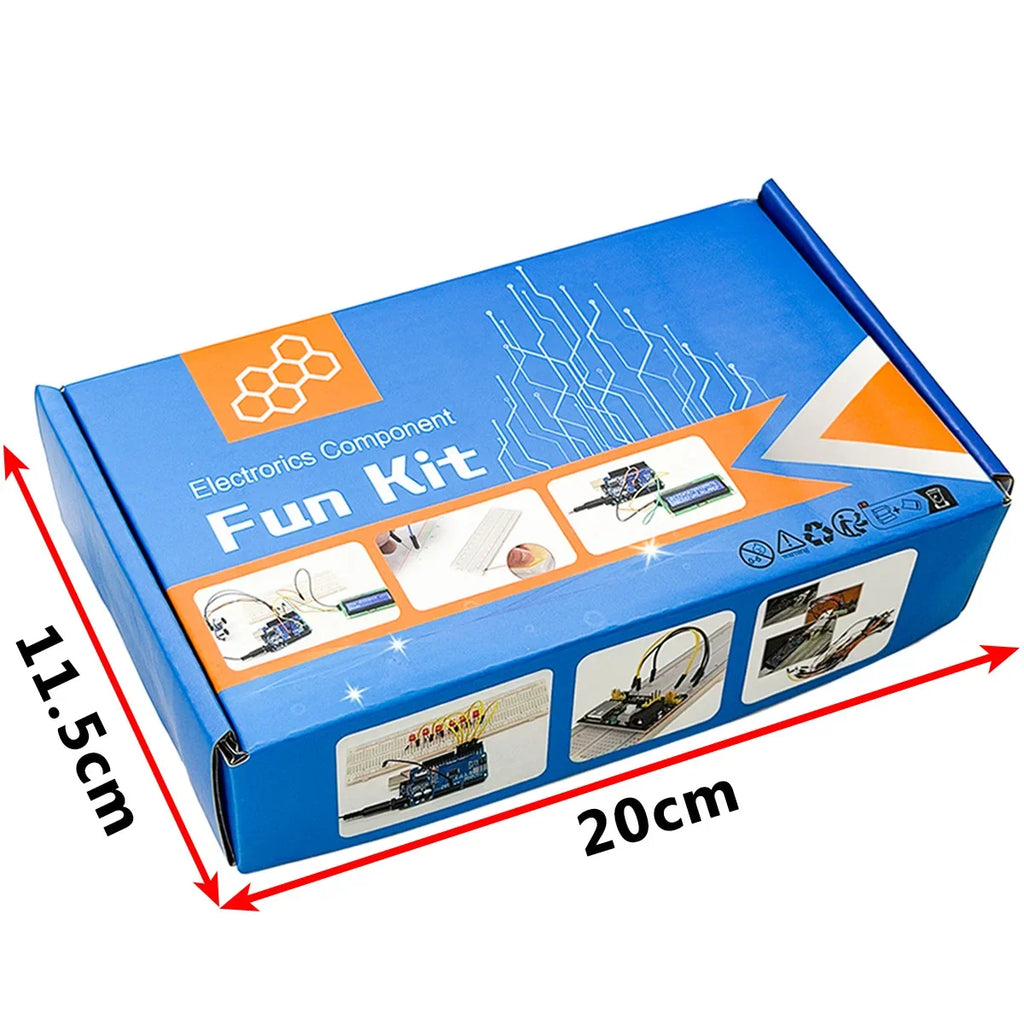 Arduino UNO R3 Electronics Learning Kit – Breadboard & Components
