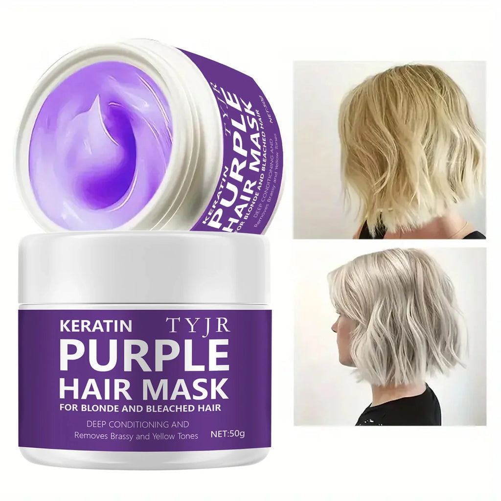 Purple Keratin Hair Mask – Repair & Smooth Damaged Hair 50g