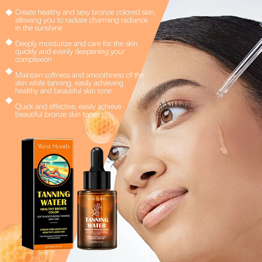 30ml Sunless Self-Tanning Serum – Natural Bronze Glow & Moisture