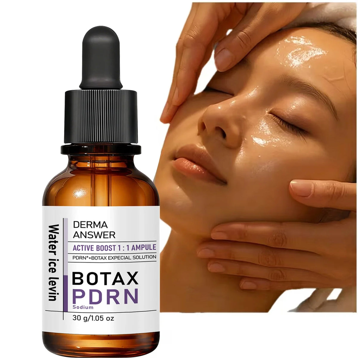 DERMA ANSWER Active Boost Ampoule – PDRN, Hyaluronic Acid & Niacinamide