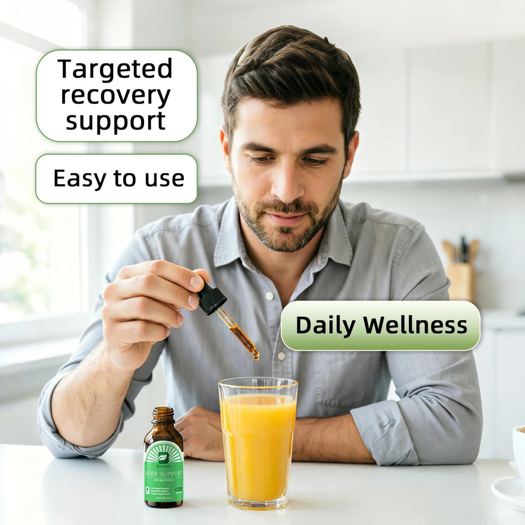 BEWORTHS Liver Health Drops – Milk Thistle, NAC & L-Glutamine