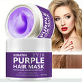 Purple Keratin Hair Mask – Repair & Smooth Damaged Hair 50g