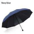 130cm Extra-Large Windproof Folding UV Umbrella | Sun & Rain