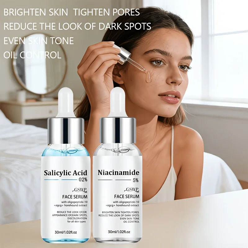 GSWP Salicylic Acid & Niacinamide Hydrating Serum Set 60ml