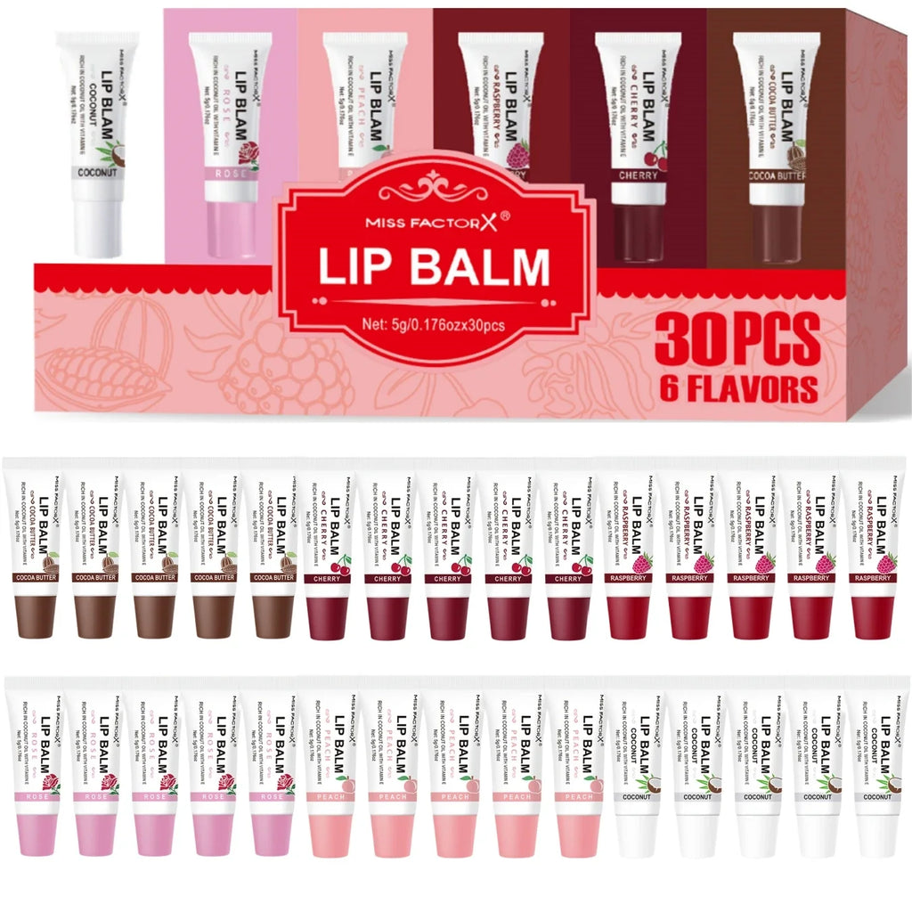 30-Pc Hyaluronic Acid & Collagen Lipstick Set | MISS FACTORX