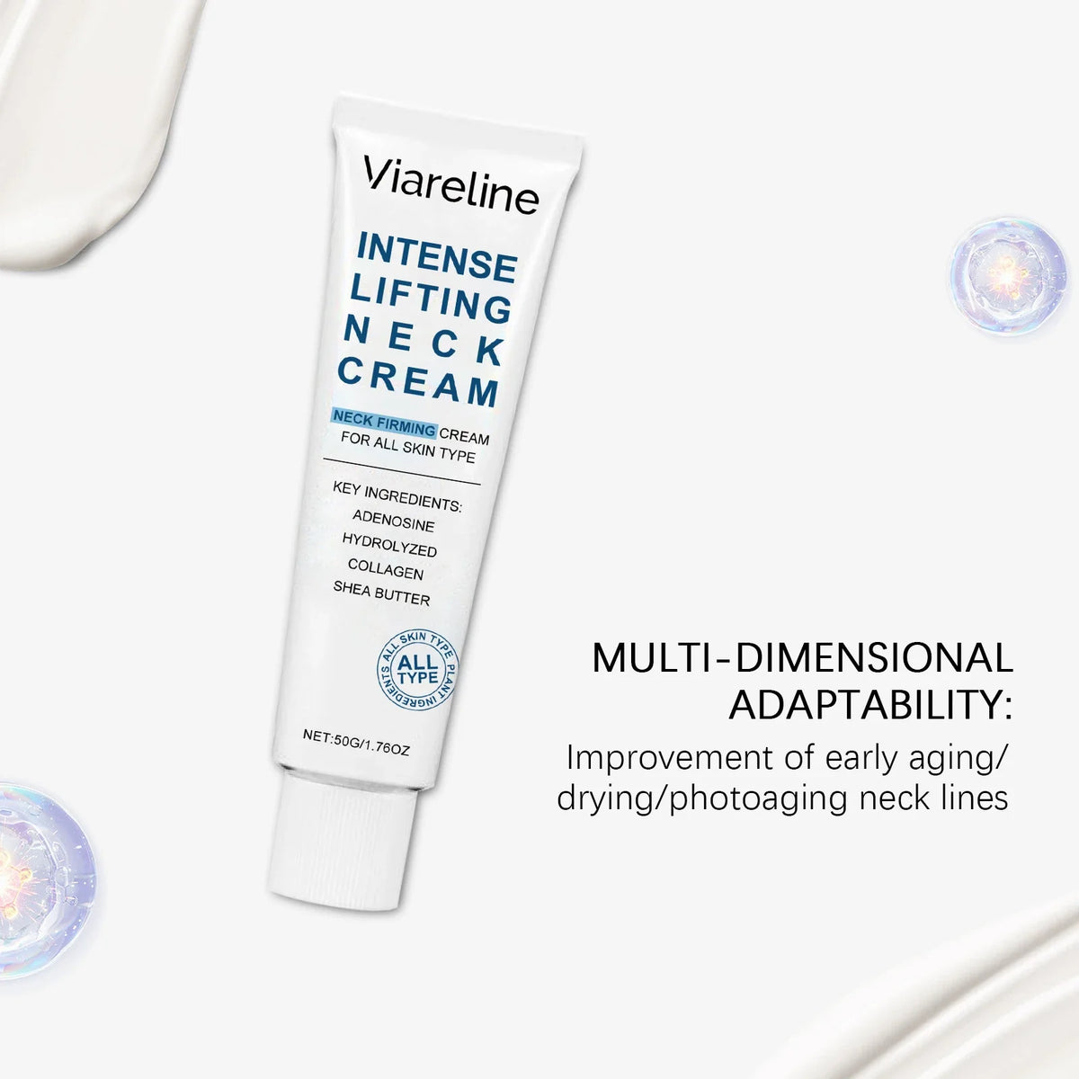 Viareline Neck Firming Cream – Lifting, Tightening & Collagen