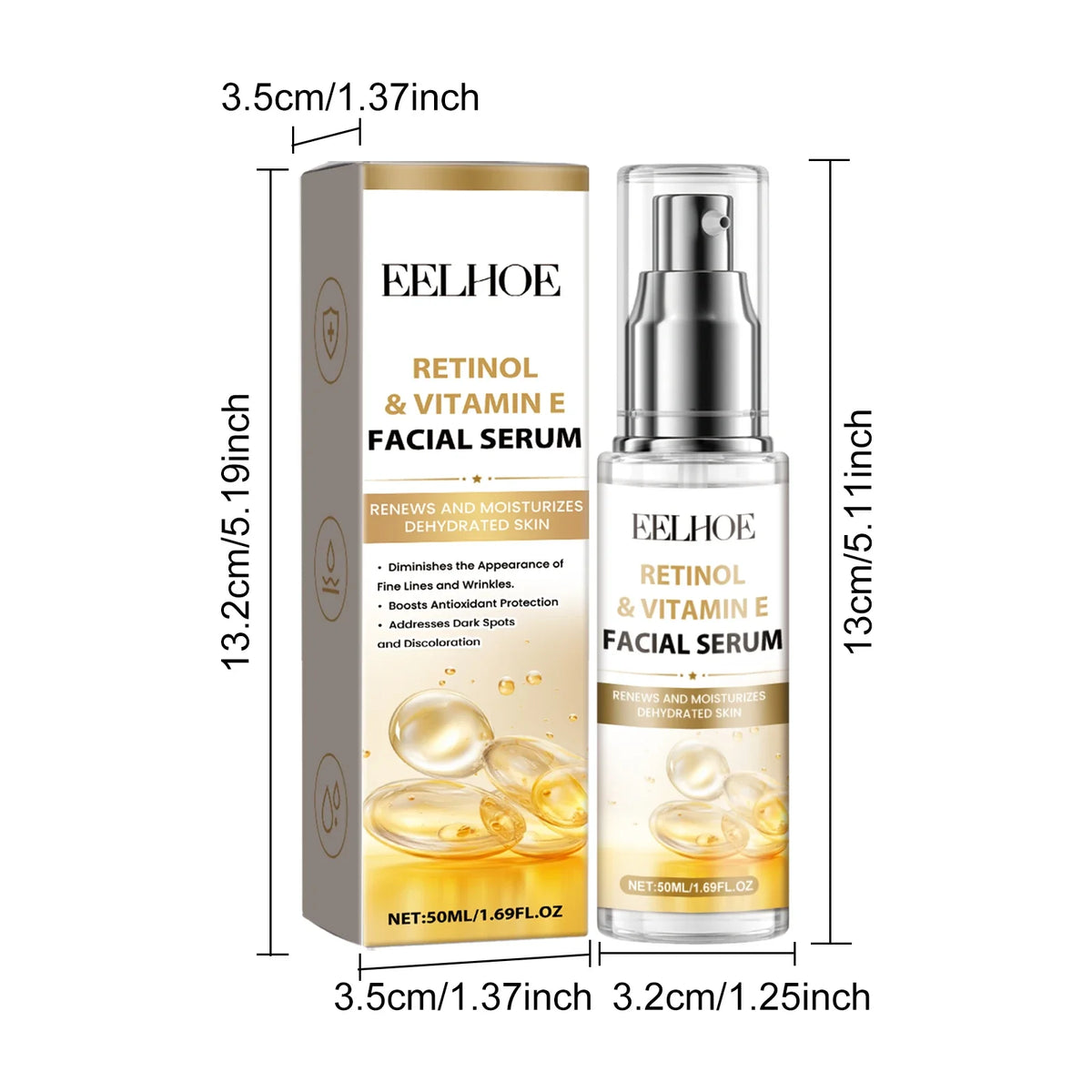 Retinol Night Face Serum 50ml – Anti-Aging & Moisturizing