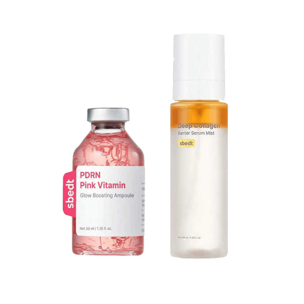 Collagen Peptide Pink PDRN Brightening Essence Ampoule Set
