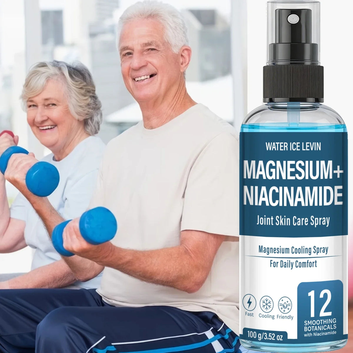 Magnesium Cooling Body Spray – Niacinamide & Bee Venom, 30g