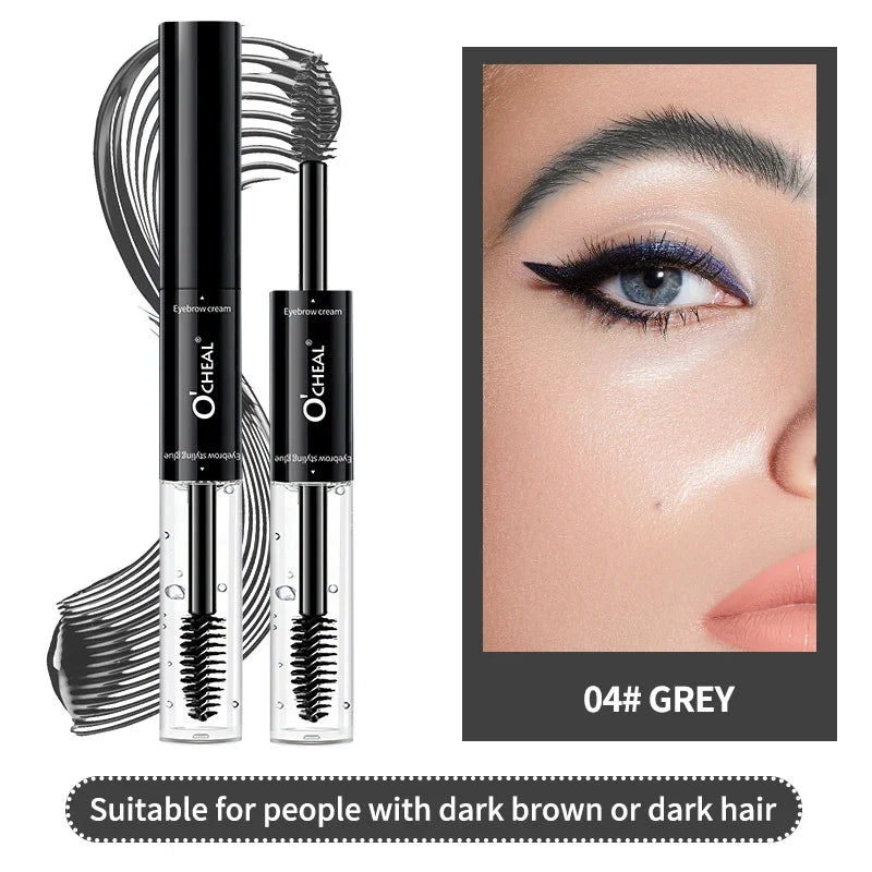 O'Cheal 2-in-1 Mascara & 3D Feathery Brow Wax Styling Duo