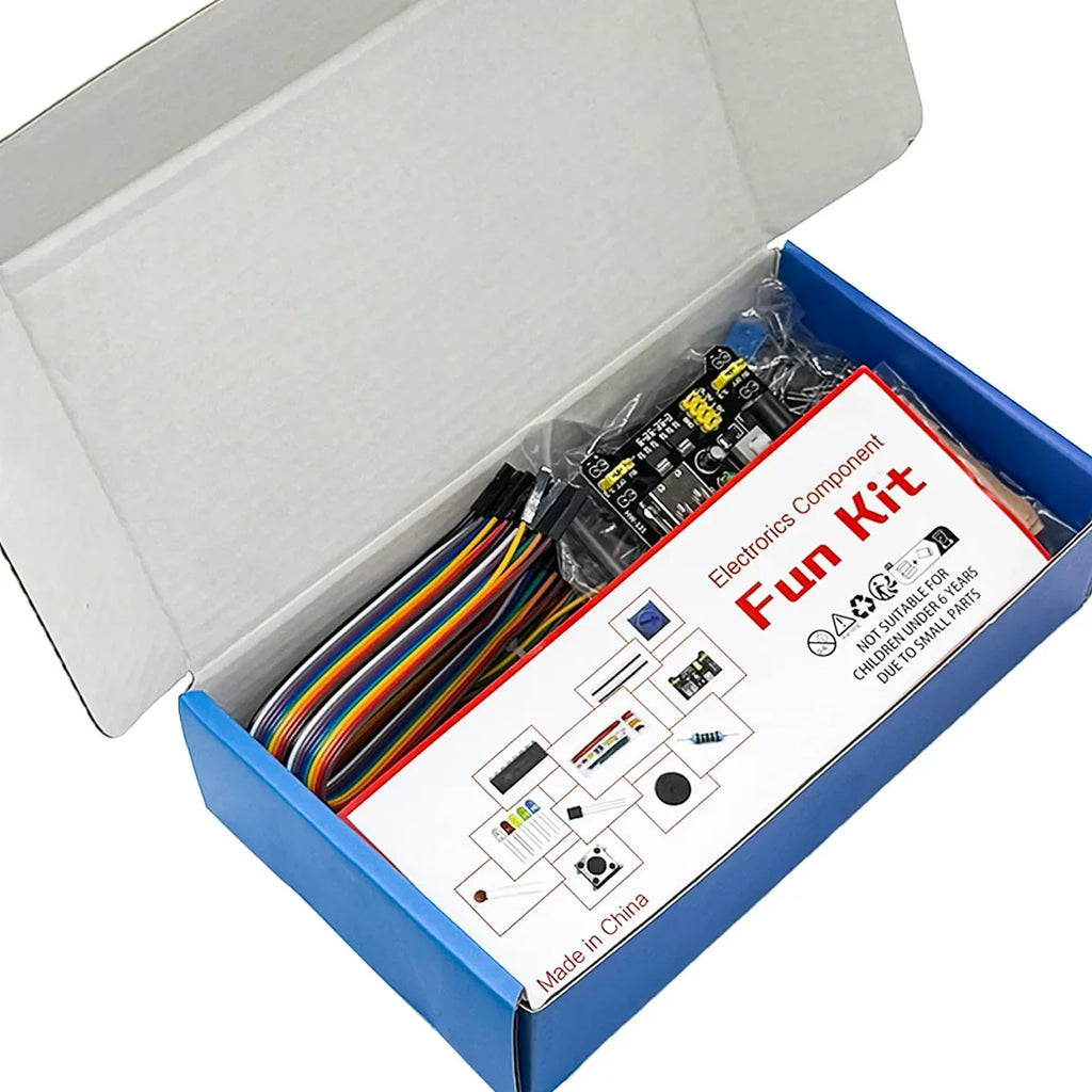 Arduino UNO R3 Electronics Learning Kit – Breadboard & Components