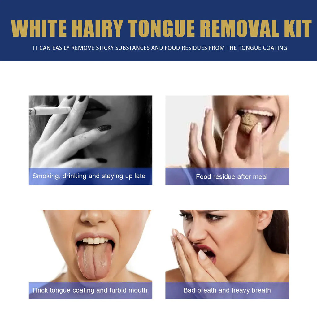 Oralhoe Tongue Cleaning Gel & Scraper – Fresh Breath 50g