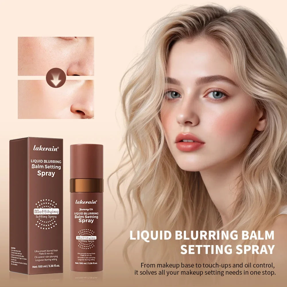 Setting Spray Matte Liquid Balm Mattifying Blurring Hydrating Non