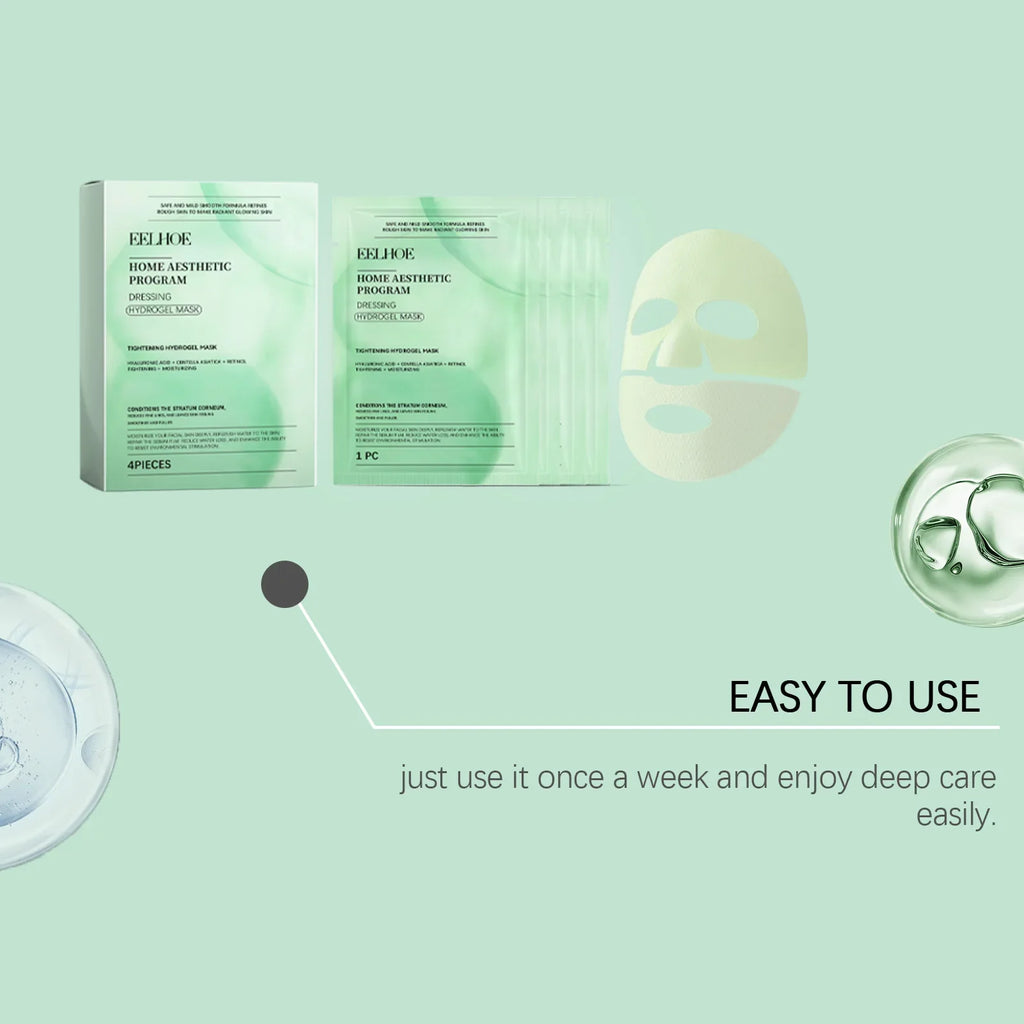 4-Pack Retinol Face Mask – Hydration, Glow & Elasticity