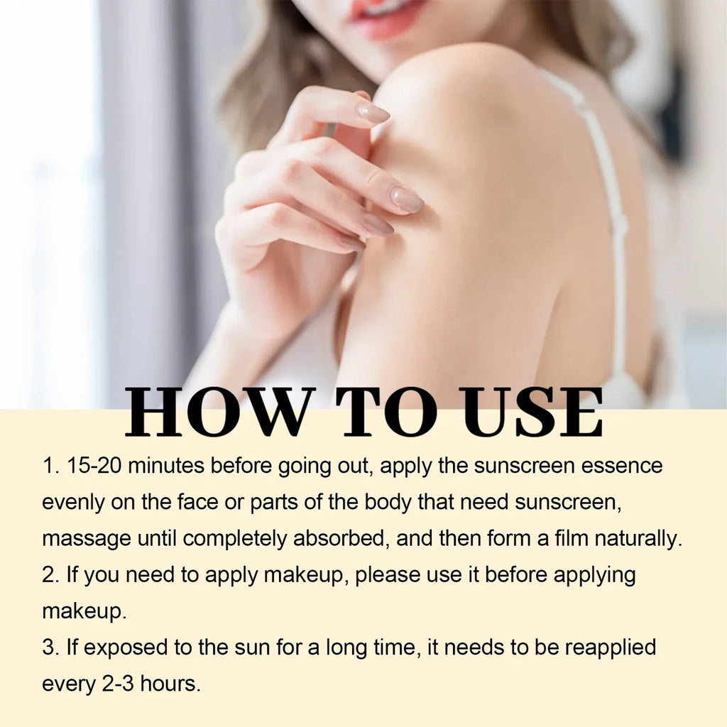 50ml Sunscreen Serum – Moisturizing, Non-Greasy SPF Facial