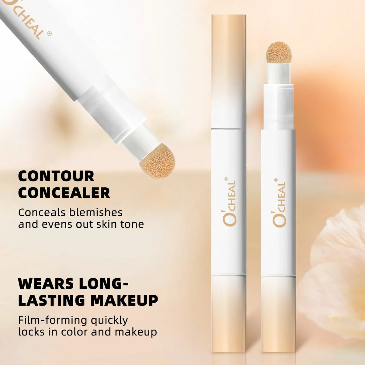 O'Cheal 3-Color Concealer Pen – Waterproof & Long-Lasting