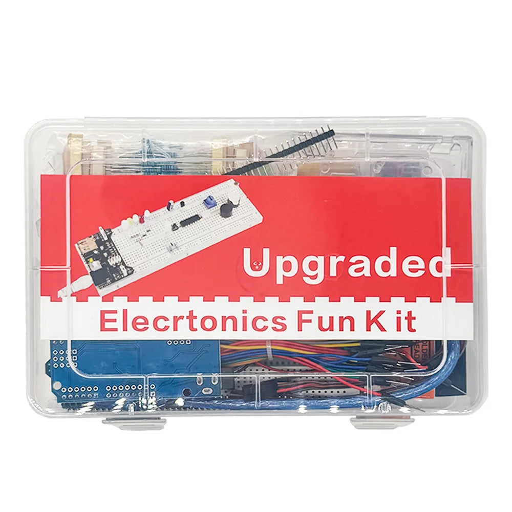 Arduino UNO R3 DIY Learning Kit – Breadboard, LED & Cables