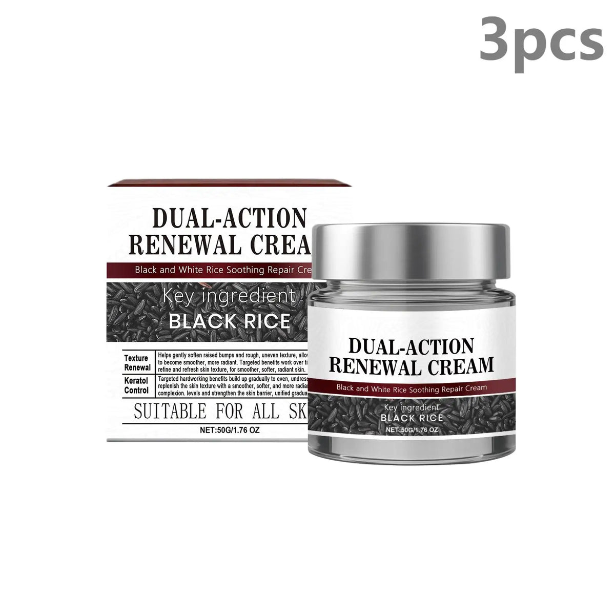 Black Rice & Niacinamide Brightening Face Cream Moisturizer 50g