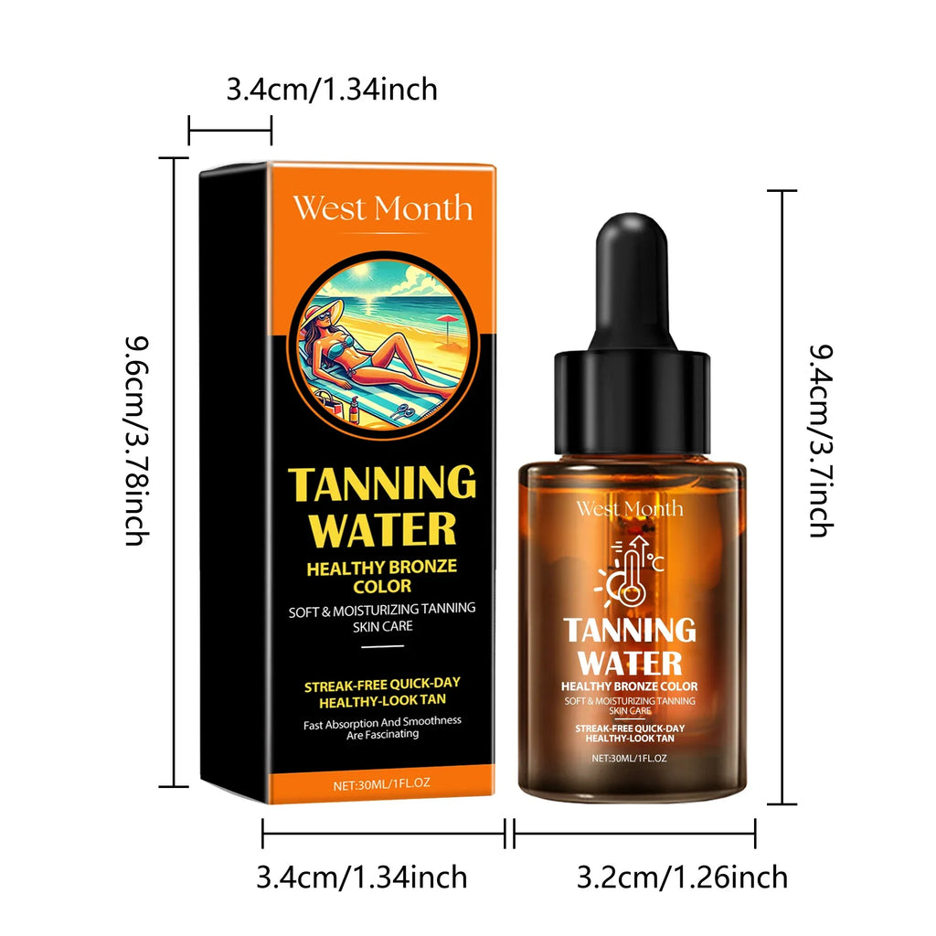 30ml Sunless Self-Tanning Serum – Natural Bronze Glow & Moisture