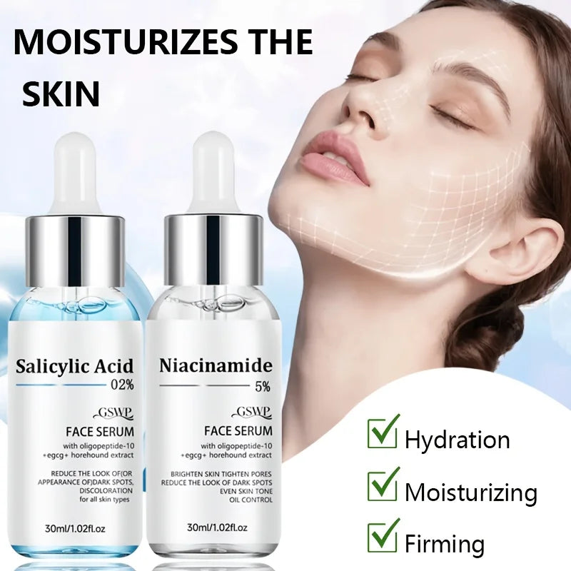 GSWP Salicylic Acid & Niacinamide Hydrating Serum Set 60ml