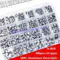 400PCS SMD Electrolytic Capacitor Kit – 24 Values 1µF–1000µF