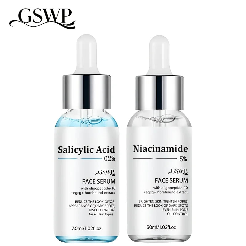 GSWP Salicylic Acid & Niacinamide Hydrating Serum Set 60ml
