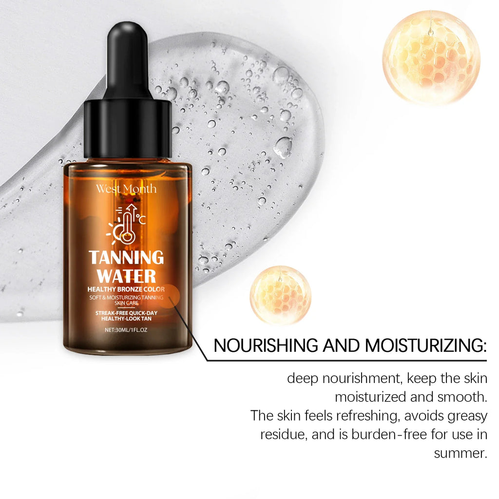 30ml Sunless Self-Tanning Serum – Natural Bronze Glow & Moisture