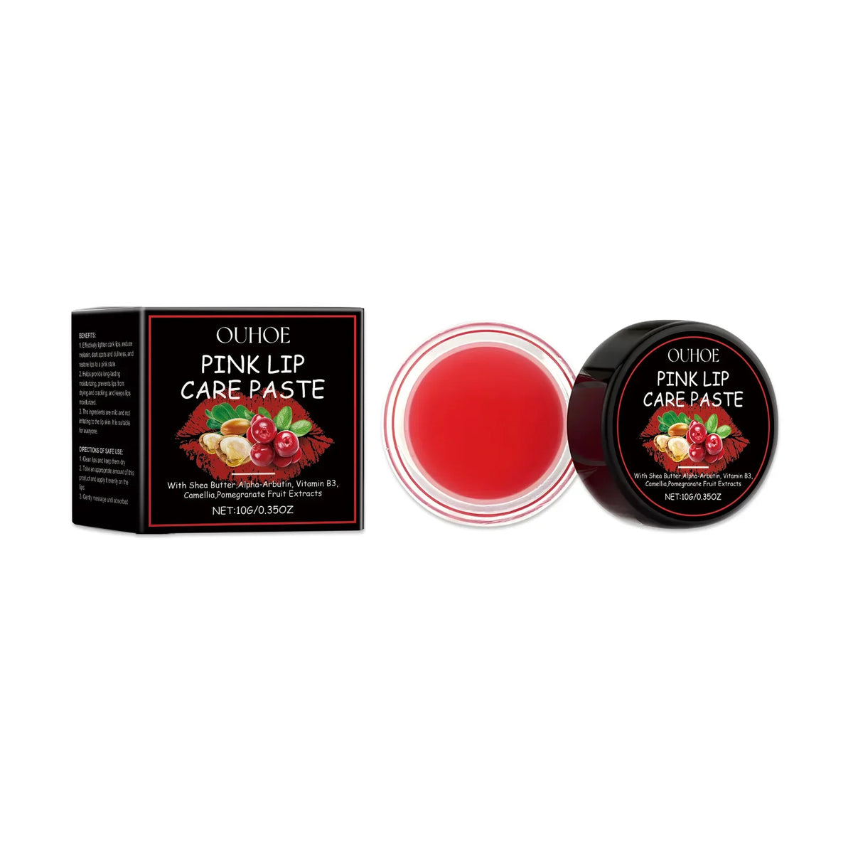 OUHOE Lip Brightening Exfoliating Balm | Nourish & Plump