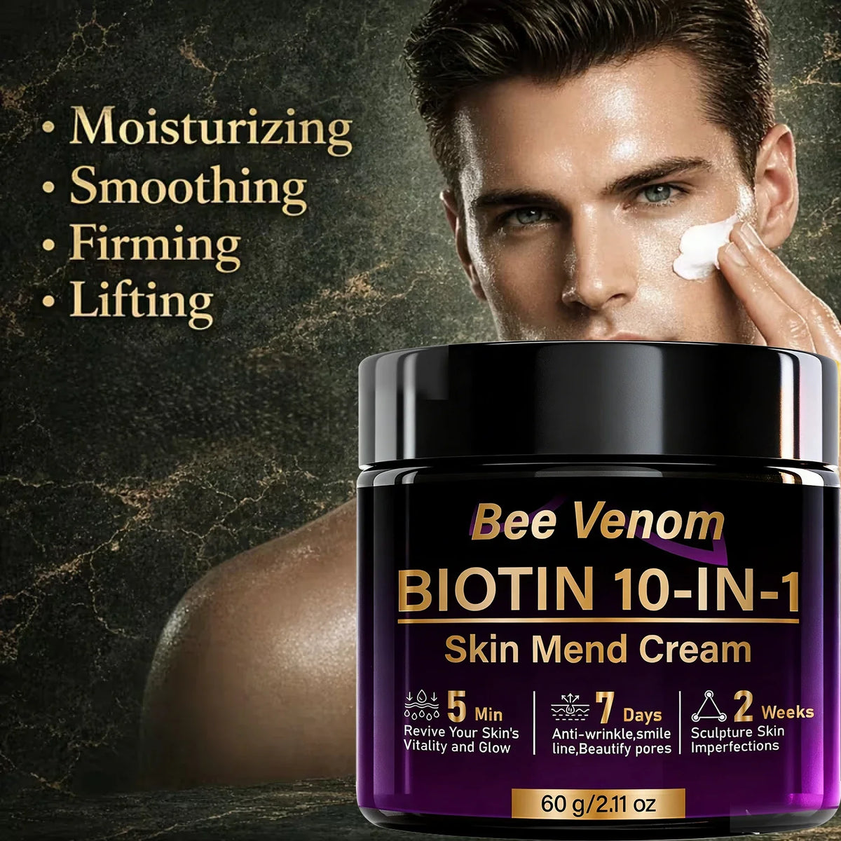 Bee Venom Biotin 10-in-1 Anti-Aging & Firming Skin Cream 60g