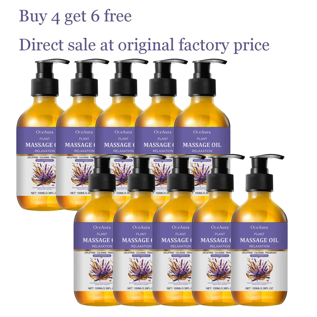 100ml Lavender Body Massage Oil – Moisturizing & Soothing