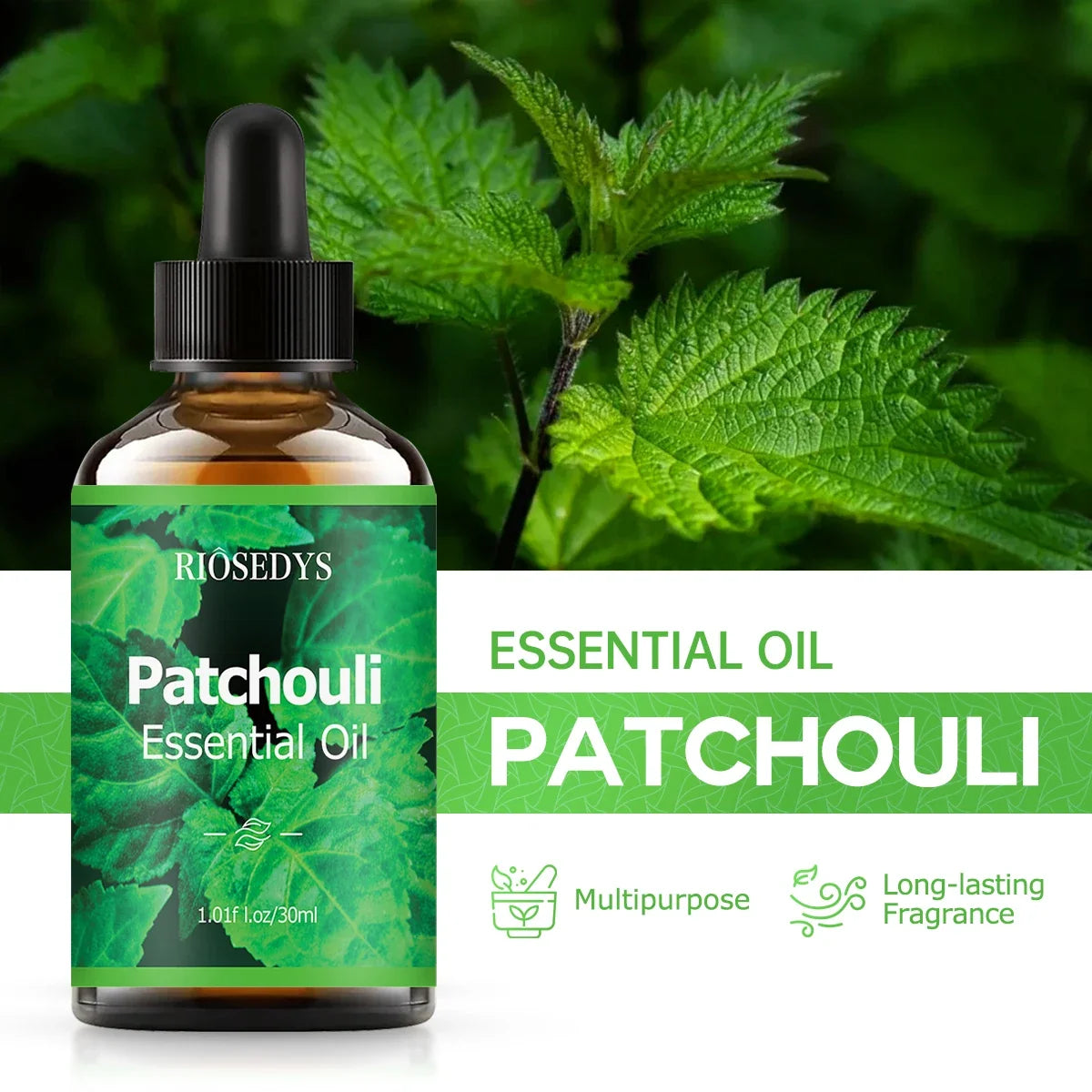 Patchouli Essential Oil – Body Massage, Skin & Hair Care