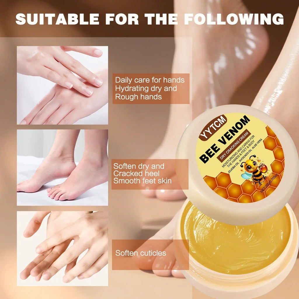 Bee Venom Foot Cream – Deep Hydrating Moisturizer 20g